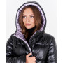 Куртка модель 257 Armani чорний/бузок